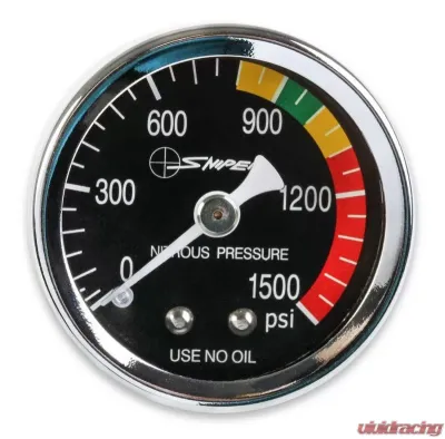 NOS/Nitrous Oxide System GAUGE; N2O BLACK, 1-1/2, SNIPER;DRY - 15932NOS