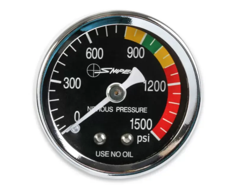 NOS/Nitrous Oxide System GAUGE; N2O BLACK, 1-1/2, SNIPER;DRY - 15932NOS