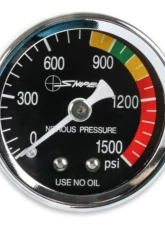 NOS/Nitrous Oxide System GAUGE; N2O BLACK, 1-1/2, SNIPER;DRY                                     - 15932NOS - Image 2