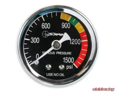 NOS/Nitrous Oxide System GAUGE; N2O BLACK, 1-1/2, SNIPER;DRY - 15932NOS