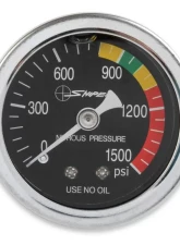 NOS/Nitrous Oxide System GAUGE; N2O BLACK, 1-1/2, SS, SNIPER                                     - 15933NOS - Image 2