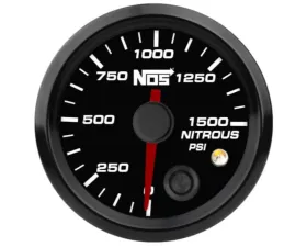 NOS/Nitrous Oxide System 2-1/16 NOS NITROUS PRES GAUGE-BLK
