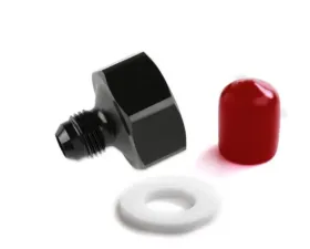 NOS/Nitrous Oxide System 6AN-660 BOTTLE NUT ADAPTER-AL7075-BLACK