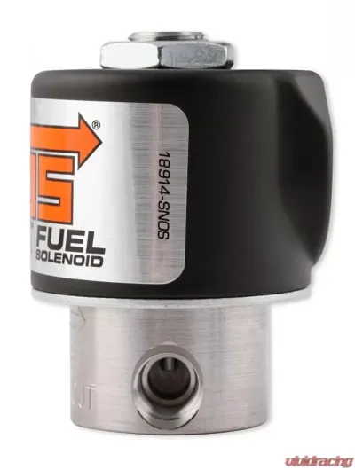 NOS/Nitrous Oxide System CHEATER SOLENOID FUEL (BIG COIL), BLACK - 18050BNOS