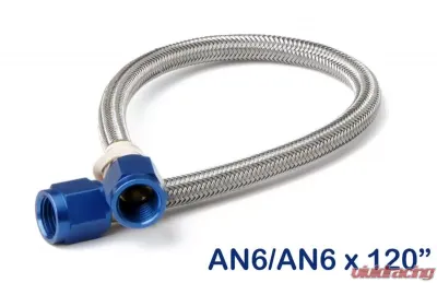 NOS/Nitrous Oxide System 6AN-10 FT. HOSE, BLUE - 15460NOS