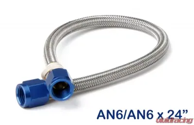 NOS/Nitrous Oxide System 6AN-2 FT. HOSE, BLUE - 15410NOS