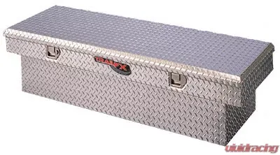 TrailFX Crsovr Angled Sgl Lid Dia Tread Bright Pol Alum 54x19.25x13.5 W/Tray - 110511