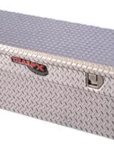 TrailFX Crsovr Angled Sgl Lid Dia Tread Bright Pol Alum 63x19.25x13.5 W/Tray                                     - 110631 - Image 2