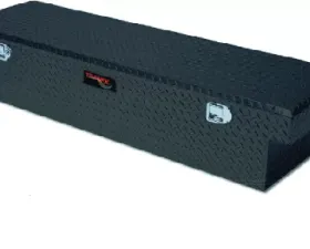 TrailFX Crsovr Std Sgl Lid Pwdr Ctd Black 16 Gauge Alum 72x19.25x13.5 Cap W/Tray