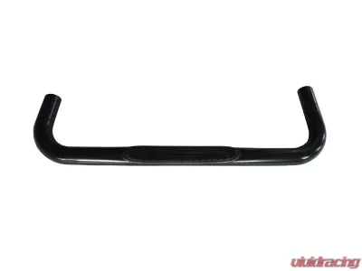 TrailFX 3 Inch Round Bent Powder Coated Black Steel Without End Caps Rocker Panel Mount Ford - 1130301093