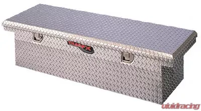 TrailFX Crsovr Angled Sgl Lid Dia Tread Bright Pol Alum 60x19.25x13.5 W/Tray - 120601