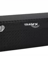 TrailFX Crsovr Angled Sgl Lid Dia Tread Gloss Black Alum 60x19.25x13.5 W/Tray                                     - 120602 - Image 2