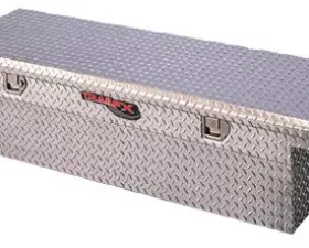 TrailFX Crsovr Angled Sgl Lid Dia Tread Bright Pol Alum 63x19.25x13.5 W/Tray