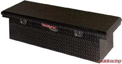 TrailFX Crsovr Angled Sgl Lid Pwdr Ctd Black 16 Gauge Alum 63x19.25x13.5 W/Tray - 120632