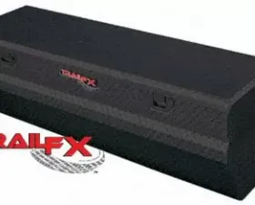TrailFX Chest Sgl Lid Gloss Black 16 Gauge Alum 47x19-7/8x17-1/8 9.6 Cubic Ft Cap