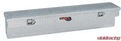 TrailFX Side Mount Sgl Lid Dia Tread Bright Pol 16 Gauge Alum 60x11.25x11 - 160601