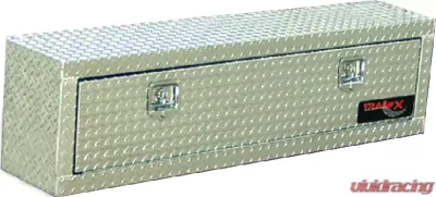 TrailFX Top Mount Sgl Door Dia Tread Bright Pol 16 Gauge Alum 60x13x17 7.8 Cubic Ft Cap - 170601