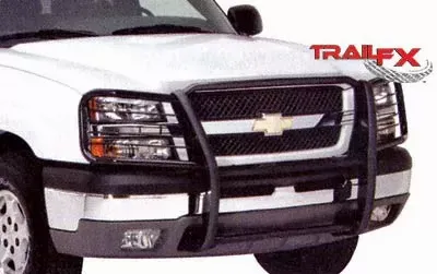 TrailFX Powder Coated Gloss Black Steel W/Brush Guard W/O Skid Plate W/O Step Plate Chevrolet - 81021