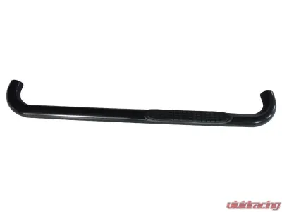 TrailFX 3 Inch Round Bent Powder Coated Black Steel Without End Caps Rocker Panel Mount Ford F-150 2004-2008 - 1130301043