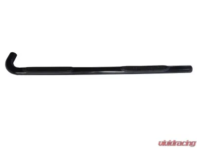 TrailFX 3 Inch Round Bent Pwdr Ctd Black Steel Plastic End Caps Rocker Panel Mount Ford Explorer 2001-2005 - 1130360013