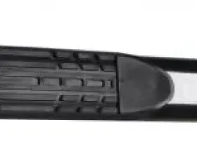 TrailFX 4 Inch Oval Straight Powder Coated Black Mild Steel Dodge