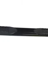 TrailFX 4 Inch Oval Straight Powder Coated Black Mild Steel Rocker Panel Mount Ford F-150 2004-2008                                     - 2930313043 - Image 3