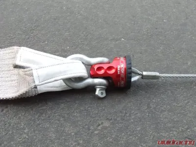 Factor 55 ProLink Winch Shackle Mount Assembly Red - 00015-01