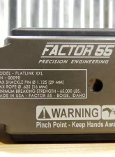 Factor 55 FlatLink XXL Winch Shackle Mount Assembly Anodized Gray                                     - 00090-06 - Image 5