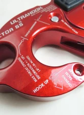 Factor 55 UltraHook Winch Hook W/Shackle Mount Red                                     - 00250-01 - Image 2