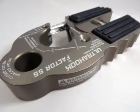 Factor 55 UltraHook Winch Hook W/Shackle Mount Gray