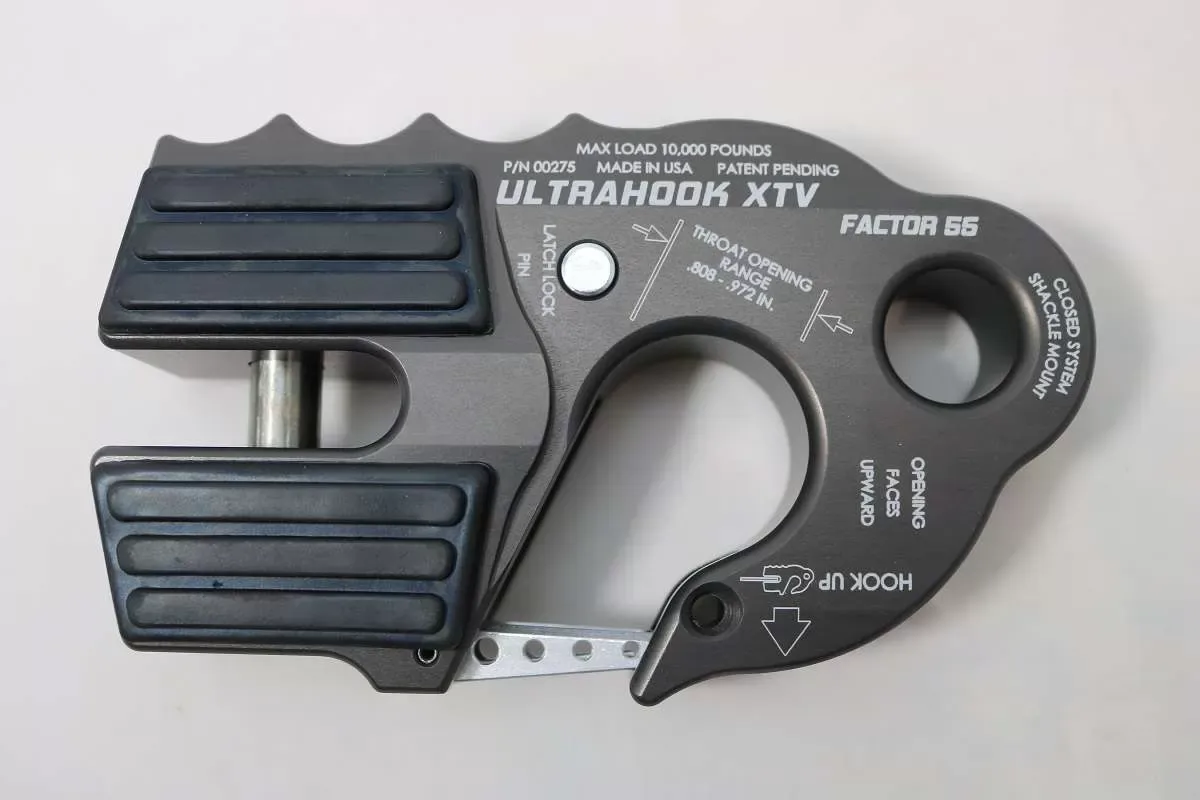 Factor 55 UltraHook XTV Winch Hook For ATV | UTV Red - 00275-01