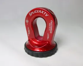 Factor 55 Splicer XTV Splice On Winch Thimble for UTV | ATV Red