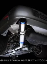 Tomei 4in Full Titanium Super Lightweight Muffler Toyota 80 Supra 2JZ-GE | 2JZ-GTE 1993-2002                                     - TB6090-TY03A - Image 3