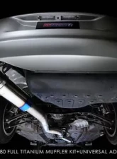 Tomei 4in Full Titanium Super Lightweight Muffler Toyota 80 Supra 2JZ-GE | 2JZ-GTE 1993-2002                                     - TB6090-TY03A - Image 4
