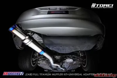 Tomei 4in Full Titanium Super Lightweight Muffler Toyota 80 Supra 2JZ-GE | 2JZ-GTE 1993-2002 - TB6090-TY03A