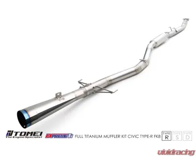 Tomei FK8 Type-R Expreme Ti Full Titanium Muffler Kit Honda FK Civic Type-R 2015-2017 - TB6090-HN06A