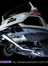 Tomei FK8 Type-R Expreme Ti Full Titanium Muffler Kit Honda FK Civic Type-R 2015-2017                                     - TB6090-HN06A - Image 4