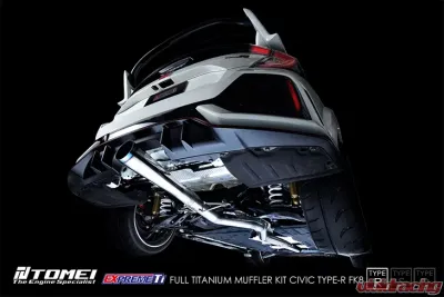 Tomei FK8 Type-R Expreme Ti Full Titanium Muffler Kit Honda FK Civic Type-R 2015-2017 - TB6090-HN06A