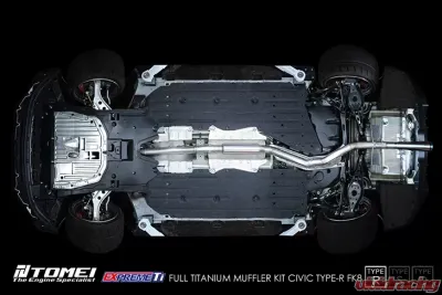 Tomei FK8 Type-R Expreme Ti Full Titanium Muffler Kit Honda FK Civic Type-R 2015-2017 - TB6090-HN06A
