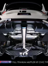 Tomei FK8 Type-R Expreme Ti Full Titanium Muffler Kit Honda FK Civic Type-R 2015-2017                                     - TB6090-HN06A - Image 6