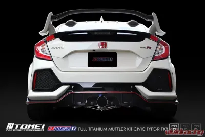 Tomei FK8 Type-R Expreme Ti Full Titanium Muffler Kit Honda FK Civic Type-R 2015-2017 - TB6090-HN06A