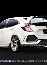 Tomei FK8 Type-R Expreme Ti Full Titanium Muffler Kit Honda FK Civic Type-R 2015-2017                                     - TB6090-HN06A - Image 8