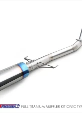 Tomei FK8 Type-S Expreme Ti Full Titanium Muffler Kit Honda FK Civic Type-R 2015-2017                                     - TB6090-HN06B - Image 3