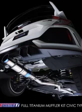 Tomei FK8 Type-S Expreme Ti Full Titanium Muffler Kit Honda FK Civic Type-R 2015-2017                                     - TB6090-HN06B - Image 4