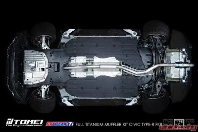 Tomei FK8 Type-S Expreme Ti Full Titanium Muffler Kit Honda FK Civic Type-R 2015-2017 - TB6090-HN06B