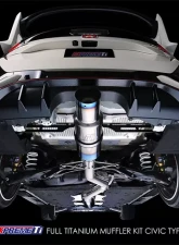 Tomei FK8 Type-S Expreme Ti Full Titanium Muffler Kit Honda FK Civic Type-R 2015-2017                                     - TB6090-HN06B - Image 6