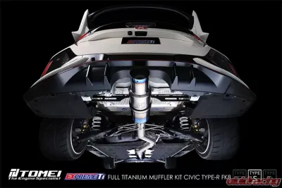 Tomei FK8 Type-S Expreme Ti Full Titanium Muffler Kit Honda FK Civic Type-R 2015-2017 - TB6090-HN06B