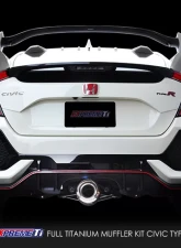 Tomei FK8 Type-S Expreme Ti Full Titanium Muffler Kit Honda FK Civic Type-R 2015-2017                                     - TB6090-HN06B - Image 7
