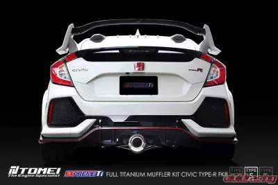 Tomei FK8 Type-S Expreme Ti Full Titanium Muffler Kit Honda FK Civic Type-R 2015-2017 - TB6090-HN06B