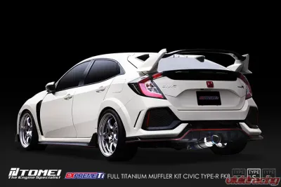 Tomei FK8 Type-S Expreme Ti Full Titanium Muffler Kit Honda FK Civic Type-R 2015-2017 - TB6090-HN06B